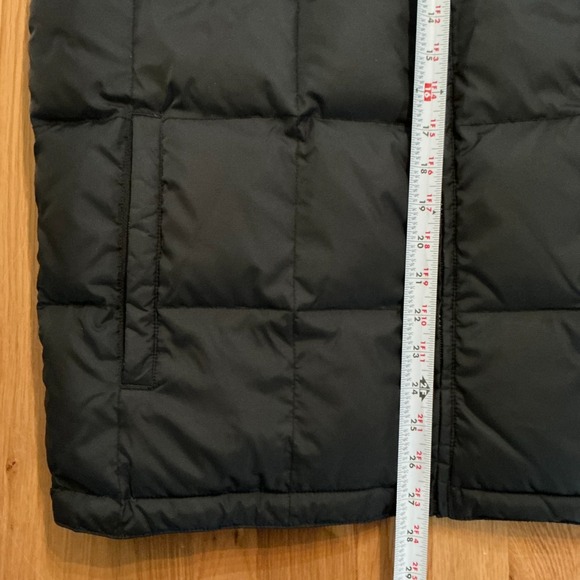 Eddie Bauer Reversible Goose Down Puffer Vest Black Gray Men's M - Picture 10 of 10